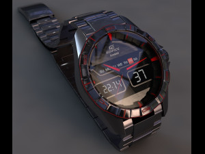 watch casio sport edifice 3D Модель