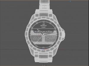watch casio sport edifice 3D Модель