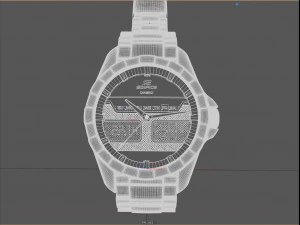 watch casio sport edifice 3D Model