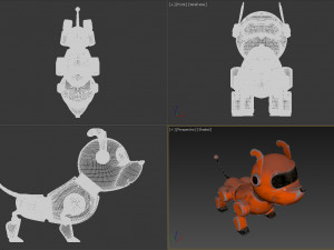 robot dog 3D Model