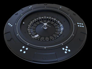 카지노 룰렛 휠 3D 모델