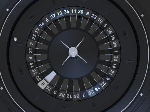 casino roulette wheel 3D Model