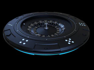 casino roulette wheel 3D Model