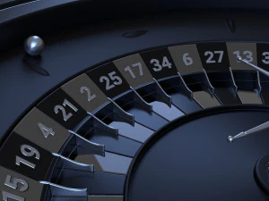 casino roulette wheel 3D Model