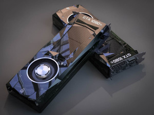 videocard geforce nvidia gtx 1080 3D 모델
