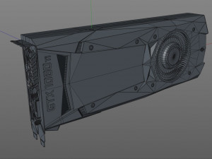videocard geforce nvidia gtx 1080 3D 모델