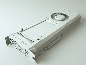 videocard geforce nvidia gtx 1080 3D Model