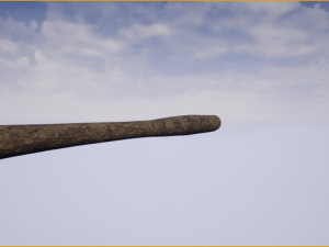 wooden bat 3D Model