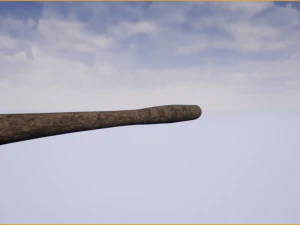 bast&atilde;o de madeira Modelo 3D