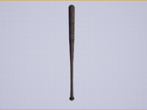 wooden bat 3D Model