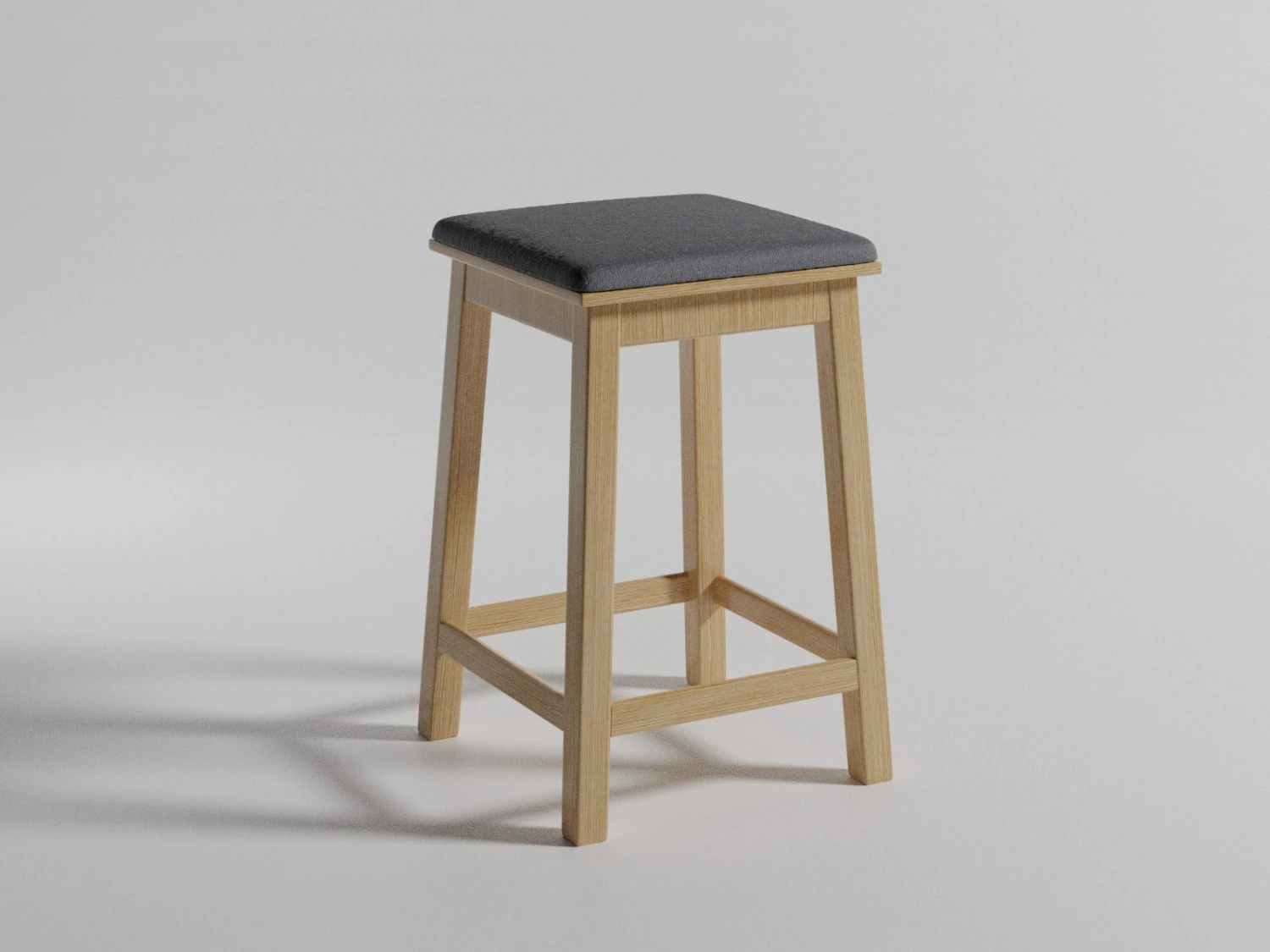 banqueta de cadeira simples sem bra&ccedil;os Modelo 3D .c4d .max .obj .3ds .fbx .stl .blend 
