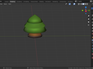 christmas pine 3D 模型