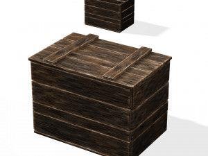 BOX WOOD Modello 3D