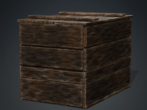BOX WOOD Modelo 3D