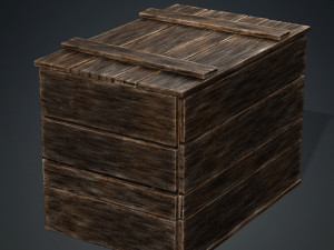 BOX WOOD Modelo 3D