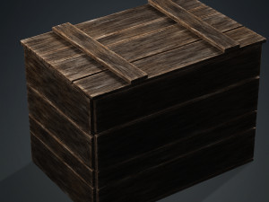 BOX WOOD Modelo 3D