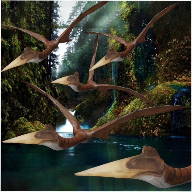 DOWNLOAD QUETZALCOATLUS 3D MODEL ANIMATED DINOSAUR DINOSAUR BIRD TERROR RAPTOR PREDATOR SKY 3D Model .c4d .max .obj .3ds .fbx .stl .blend 