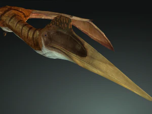 DOWNLOAD QUETZALCOATLUS 3D MODEL ANIMATED DINOSAUR DINOSAUR BIRD TERROR RAPTOR PREDATOR SKY 3D Model
