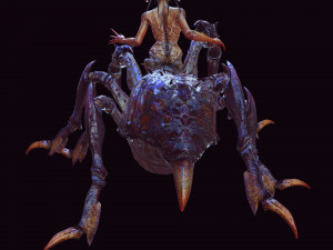 SPIDER QUEEN SPIDER ARACHNID SPIDER 3D MODEL 3D Model