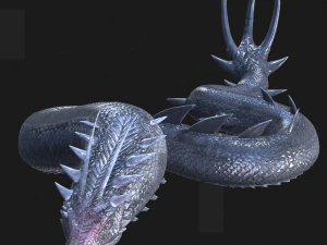 DINOSAUR DRAGON DINOSAUR SNAKE COBRA SNAKE BASILIK DRAGON PYTHON VIPER PYTHON RAPTOR PREDATOR 3D Model
