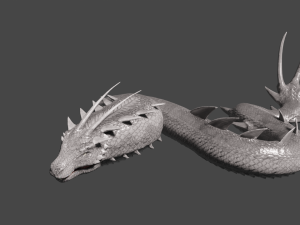 DINOSAUR DRAGON DINOSAUR SNAKE COBRA SNAKE BASILIK DRAGON PYTHON VIPER PYTHON RAPTOR PREDATOR Modelo 3D