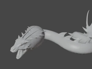 DINOSAUR DRAGON DINOSAUR SNAKE COBRA SNAKE BASILIK DRAGON PYTHON VIPER PYTHON RAPTOR PREDATOR 3D Model