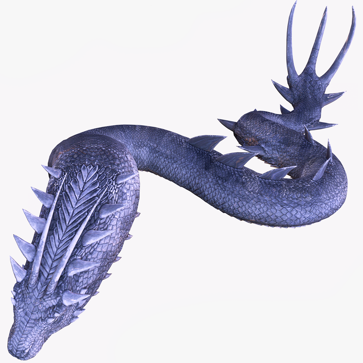 Mythological SNAKE - 3D Model Animated