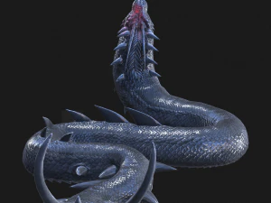 DINOSAUR DRAGON DINOSAUR SNAKE COBRA SNAKE BASILIK DRAGON PYTHON VIPER PYTHON RAPTOR PREDATOR 3D Model
