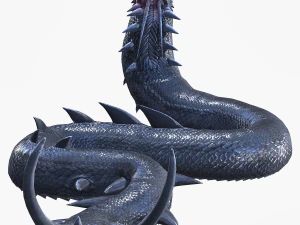 DINOSAUR DRAGON DINOSAUR SNAKE COBRA SNAKE BASILIK DRAGON PYTHON VIPER PYTHON RAPTOR PREDATOR 3D Model