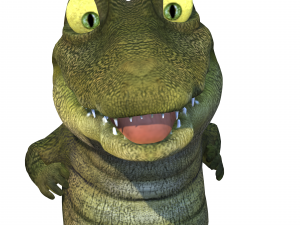 CROCODILE CARTOON ANIMATED Modèle 3D