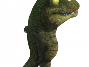 CROCODILE CARTOON ANIMATED Modèle 3D