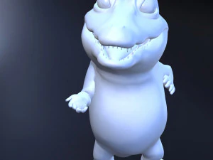 CROCODILE CARTOON ANIMATED 3D Model