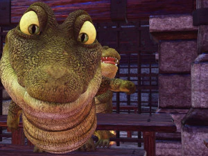 CROCODILE CARTOON ANIMATED 3D Model
