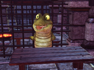 CROCODILE CARTOON ANIMATED Modèle 3D
