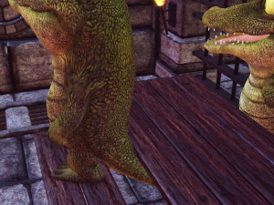 CROCODILE CARTOON ANIMATED 3D Model