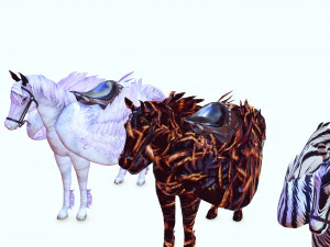 3 Pegasus KING OF THE HEAVENS Collection HORSE PEGASUS PEGASO HORSE 3D Model