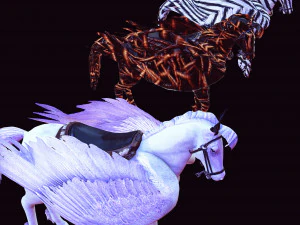3 Pegasus KING OF THE HEAVENS Collection HORSE PEGASUS PEGASO HORSE 3D Model