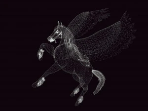 3 Pegasus KING OF THE HEAVENS Collection HORSE PEGASUS PEGASO HORSE 3D Model