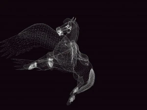 3 Pegasus KING OF THE HEAVENS Collection HORSE PEGASUS PEGASO HORSE 3D Model