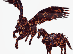 PEGASUS AIR MAGIC LAND 3D Model