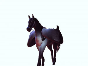 LE SEIGNEUR DES T&Eacute;N&Egrave;BRES CHEVAL PEGASUS CHEVAL MAL PEGASUS Modèle 3D