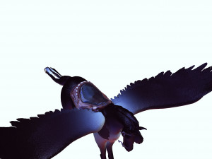 THE LORD OF THE DARKNESS PEGASUS HORSE EVIL HORSE PEGASUS 3D-Modell
