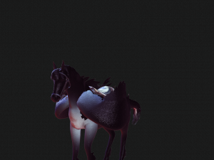THE LORD OF THE DARKNESS PEGASUS HORSE EVIL HORSE PEGASUS 3D-Modell