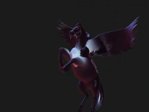 LE SEIGNEUR DES T&Eacute;N&Egrave;BRES CHEVAL PEGASUS CHEVAL MAL PEGASUS Modèle 3D