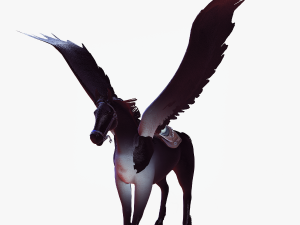 THE LORD OF THE DARKNESS PEGASUS HORSE EVIL HORSE PEGASUS 3D-Modell
