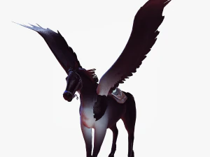 LE SEIGNEUR DES T&Eacute;N&Egrave;BRES CHEVAL PEGASUS CHEVAL MAL PEGASUS Modèle 3D