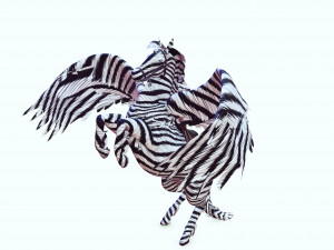 PEGASUS FLYING ZEBRA HORSE PEGASUS ZEBRA 3D Model