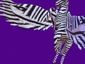 PEGASUS FLYING ZEBRA HORSE PEGASUS ZEBRA 3D Model