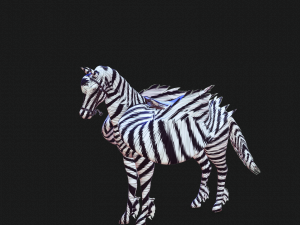 PEGASUS FLYING ZEBRA HORSE PEGASUS ZEBRA 3D Model