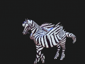 PEGASUS FLYING ZEBRA HORSE PEGASUS ZEBRA 3D Model